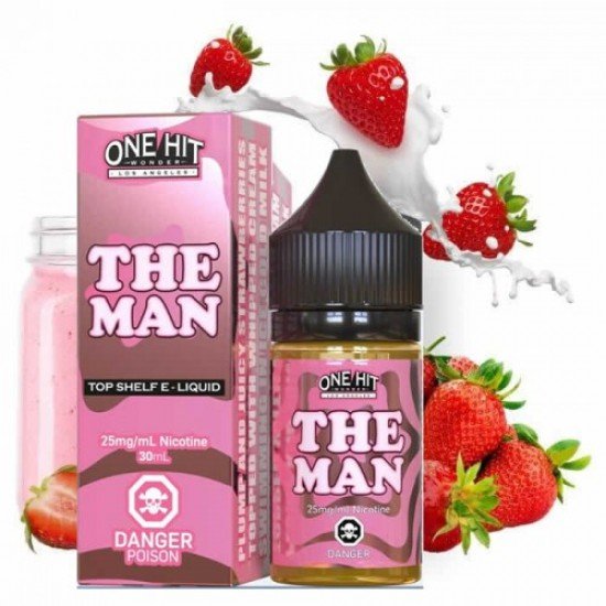 One Hit Wonder The Man 30ML Premium Salt Likit  en uygun fiyatlar ile puffelektroniksigara.shopda! One Hit Wonder The Man 30ML Premium Salt Likit özellikleri, fiyatı, incelemesi, yorumları ve taksit seçenekleri için hemen tıklayın!