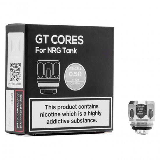 Vaporesso Nrg Gt cCELL 0.5ohm Coil  en uygun fiyatlar ile puffelektroniksigara.shopda! Vaporesso Nrg Gt cCELL 0.5ohm Coil özellikleri, fiyatı, incelemesi, yorumları ve taksit seçenekleri için hemen tıklayın!