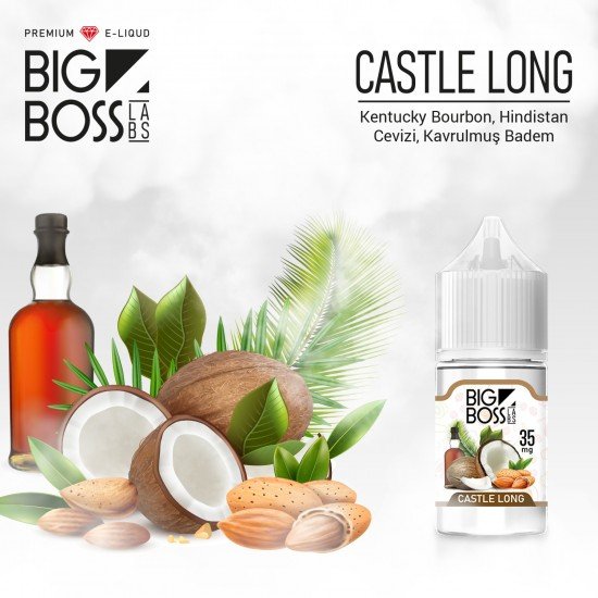 Big Boss Castle Long 30 ML Likit  en uygun fiyatlar ile puffelektroniksigara.shopda! Big Boss Castle Long 30 ML Likit özellikleri, fiyatı, incelemesi, yorumları ve taksit seçenekleri için hemen tıklayın!