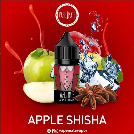 Vape Mate Apple Shisha 30 ML Salt Likit  en uygun fiyatlar ile puffelektroniksigara.shopda! Vape Mate Apple Shisha 30 ML Salt Likit özellikleri, fiyatı, incelemesi, yorumları ve taksit seçenekleri için hemen tıklayın!