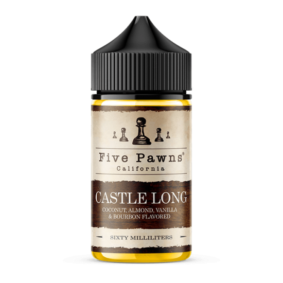 Five Pawns Castle Long Reserve 60ML Premium Likit  en uygun fiyatlar ile puffelektroniksigara.shopda! Five Pawns Castle Long Reserve 60ML Premium Likit özellikleri, fiyatı, incelemesi, yorumları ve taksit seçenekleri için hemen tıklayın!