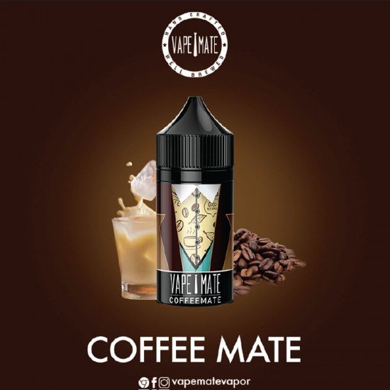 Vape Mate Coffee Mate 30 ML Likit  en uygun fiyatlar ile puffelektroniksigara.shopda! Vape Mate Coffee Mate 30 ML Likit özellikleri, fiyatı, incelemesi, yorumları ve taksit seçenekleri için hemen tıklayın!